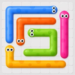 Peck Snack: Worm Arrow Puzzle 图标